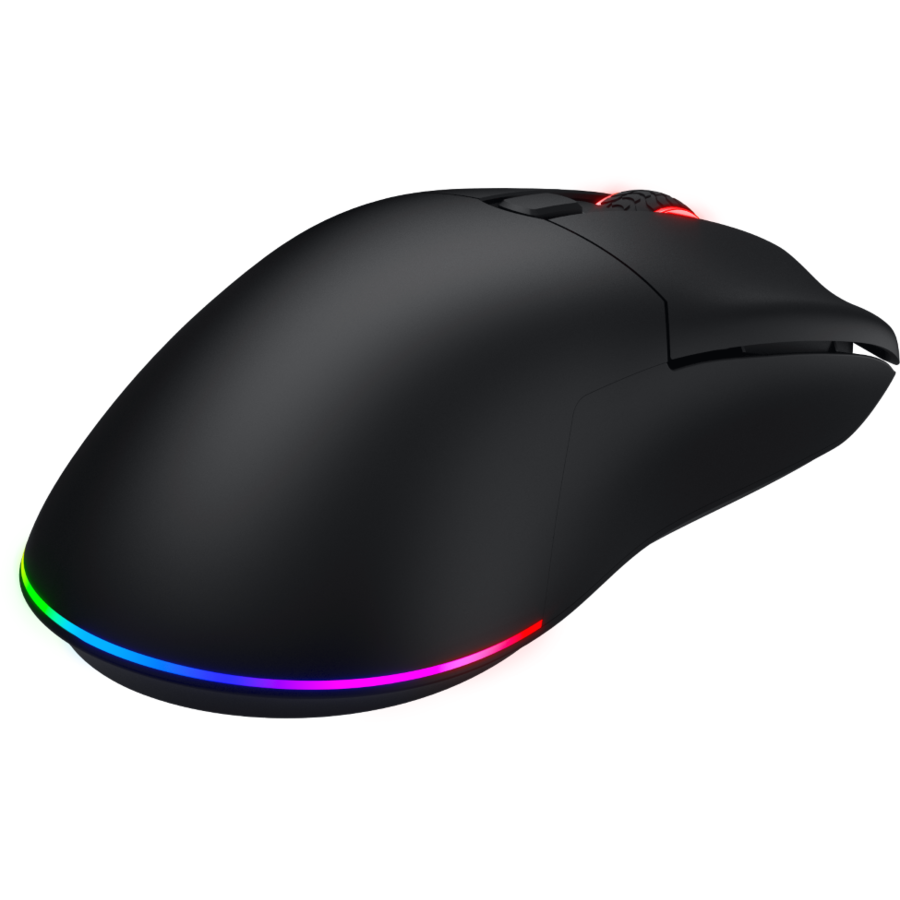 Mouse Gaming Hator Pulsar 3 Wireless 2.4GHz / Bluetooth / USB 12000DPI Iluminare RGB Negru — imaginea 3
