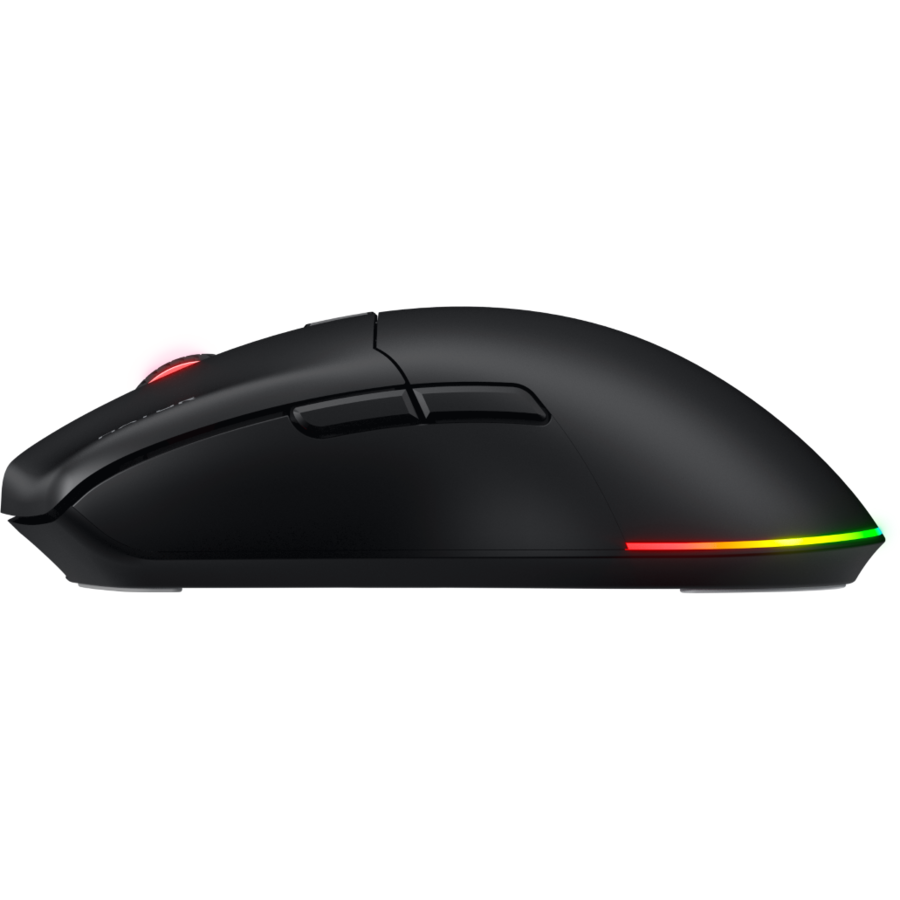 Mouse Gaming Hator Pulsar 3 Wireless 2.4GHz / Bluetooth / USB 12000DPI Iluminare RGB Negru — imaginea 4