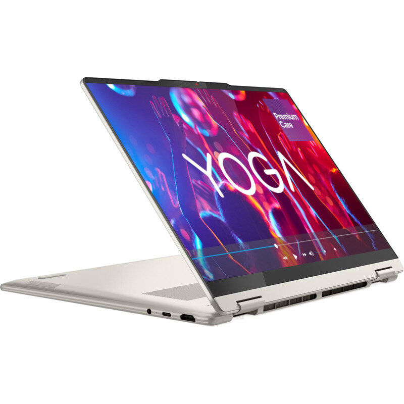 Laptop 14'' Yoga 7 2-in-1 14AKP10, 2.8K OLED 120Hz Touch, Procesor AMD Ryzen Al 7 350 (16M Cache, up to 5.0 GHz), 24GB LPDDR5X, 1TB SSD, AMD Radeon 860M, Win 11 Home, Seashell, 3Yr Onsite Premium Care - imagine 3