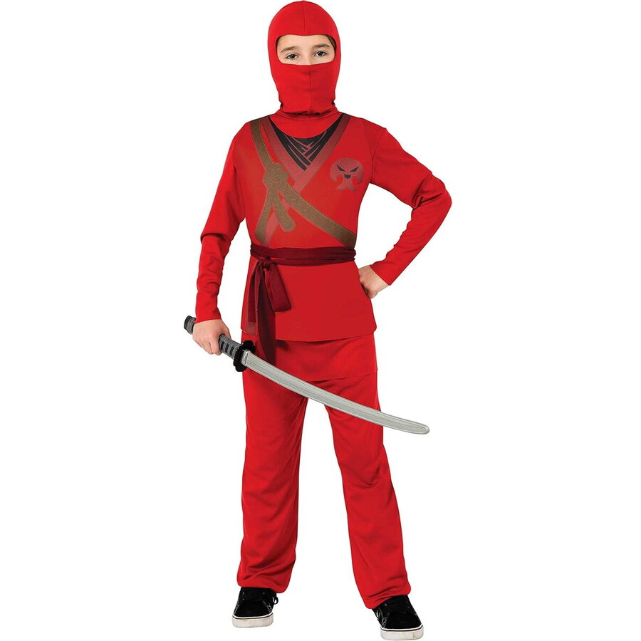 Costum de Carnaval Ninja Rosu