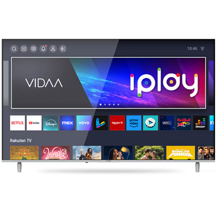 Televizor Allview LED 65iPlay6300-U 165cm Smart 4K Ultra HD Clasa F Gri
