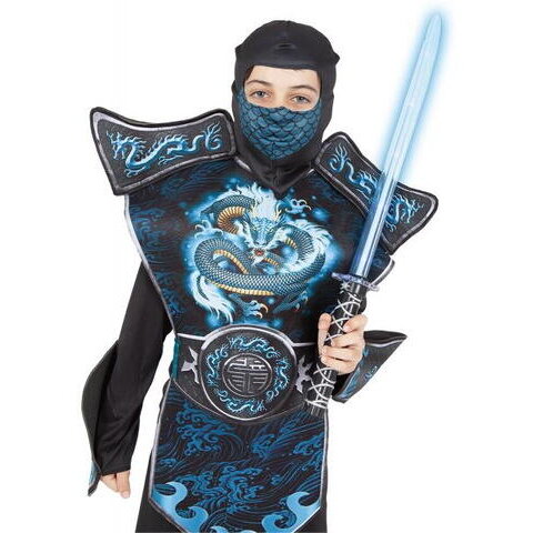 Sabie Ninja cu Sunete si Lumini 58cm +5ani Negru