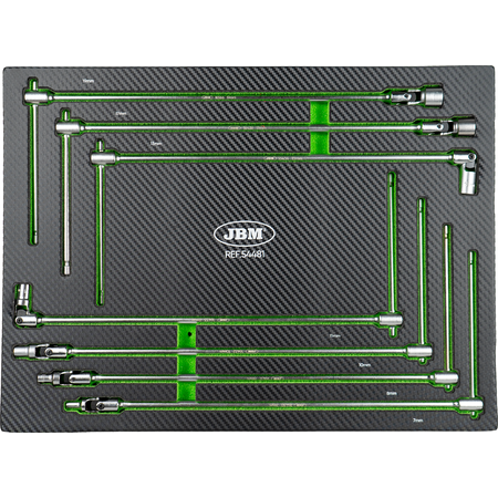 Dulap Mobil JBM 53904 cu 7 Sertare Echipat cu 172 Scule cu Finisaj