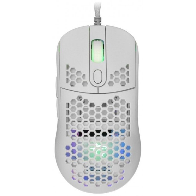 Mouse GM-5007 Galahad    USB  72g 7200DPI  RGB 1.8m  Alb