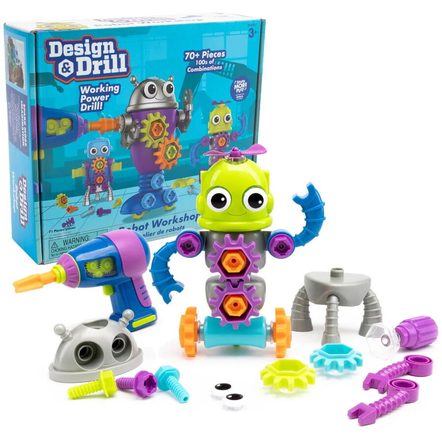 Bormasina Magica Atelierul Roboteilor 3+Ani