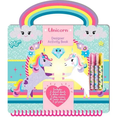 Carte cu activitati creative cu unicorni - imagine 2