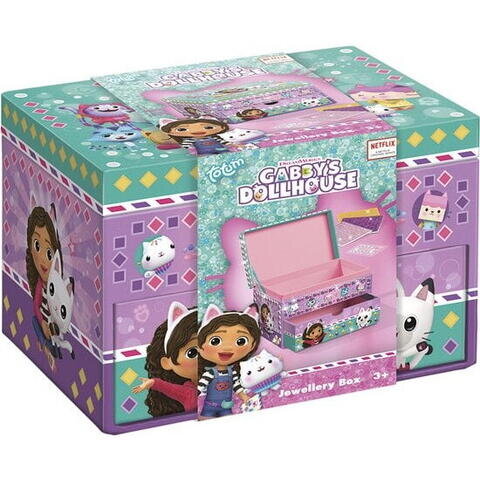 Set Creativ Decoreaza Cutia cu Bijuterii Gabby's Dollhouse 3+ Ani Multicolor