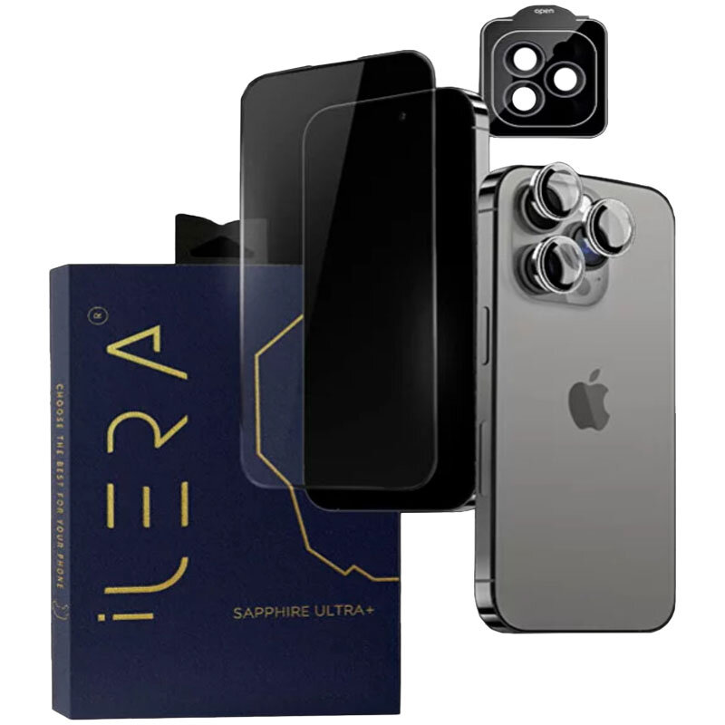 Folie protectie Sapphire Ultra + Glass pentru iPhone 16 | 15