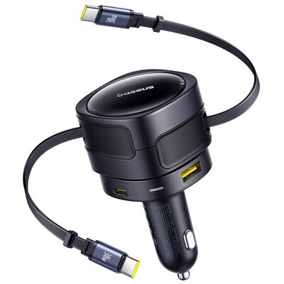 Incarcator Enjoyment Max USB-C+USB-C 90W Negru