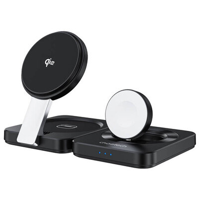 Incarcator 3w1 Qi2 Negru