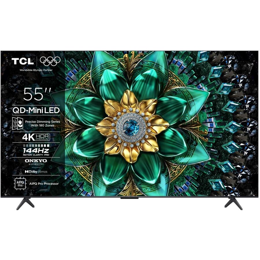 Televizor Mini LED 55Q6C 138cm 55inch Google TV Ultra HD 4K Black