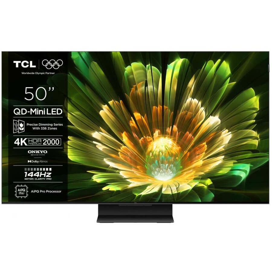 Televizor Mini LED 50Q7C 126cm 50inch Google TV Ultra HD 4K Black