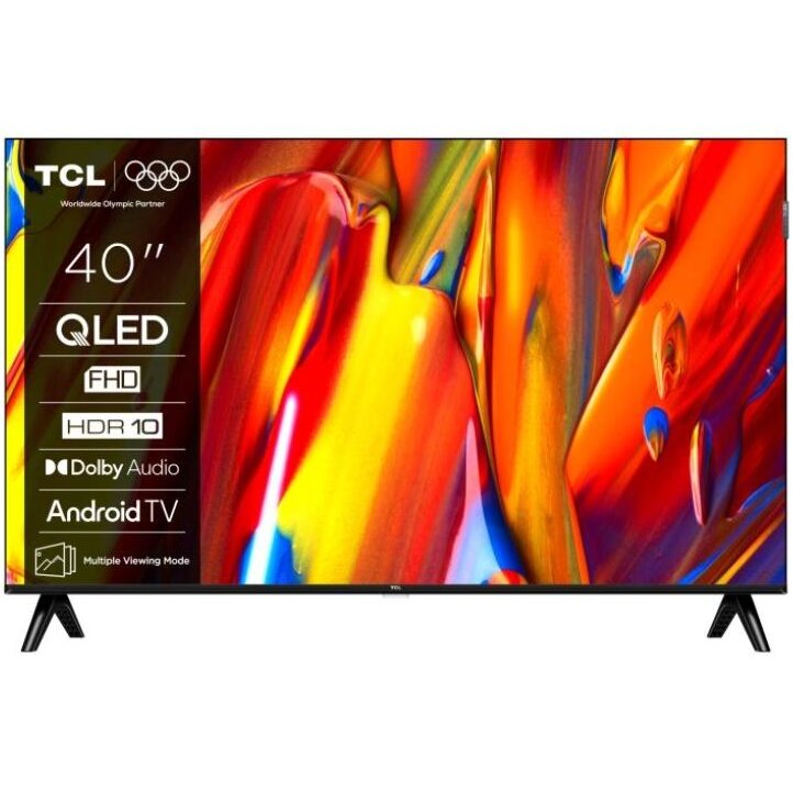 Televizor QLED 40V5C 100cm 40inch Google TV Full HD Black