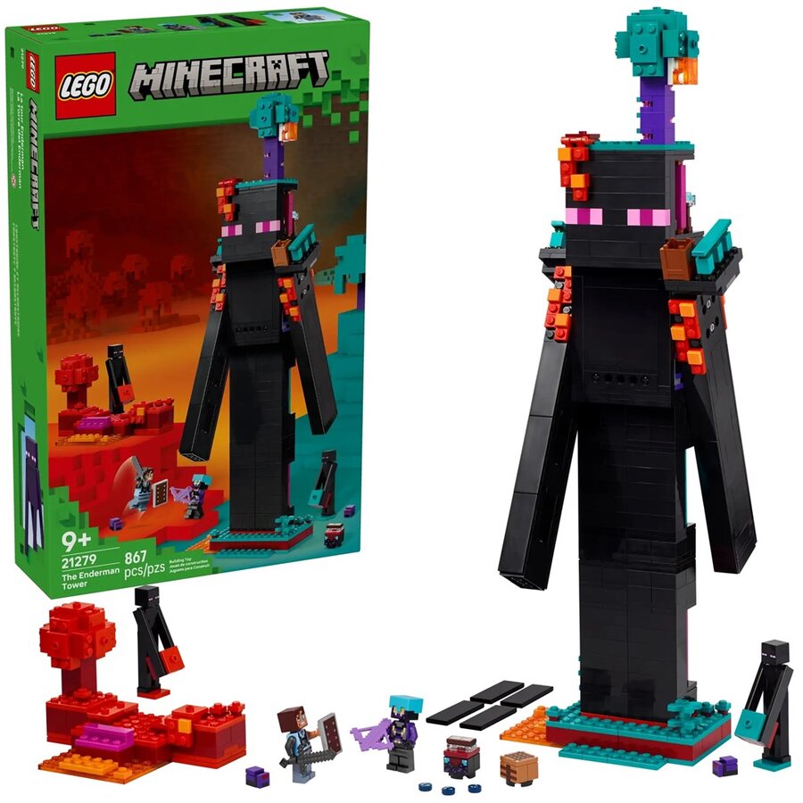 LEGO 21279 Minecraft Turnul Enderman 9+ Ani ITGalaxy.ro