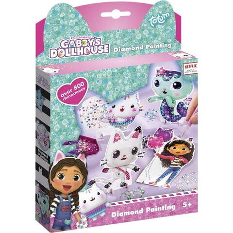 Set Pictura cu Diamante Figurine Cartonate 5+ Ani Multicolor