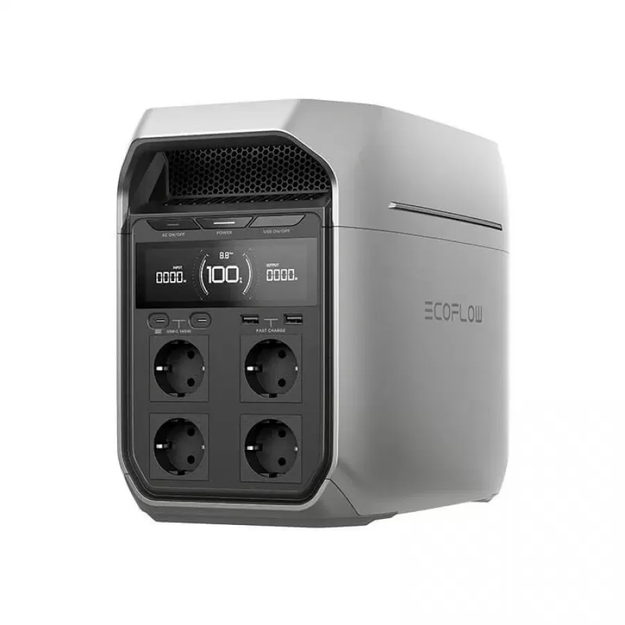 Power Station Portabil EcoFlow Delta 3 Plus 1024Wh Gri/Negru