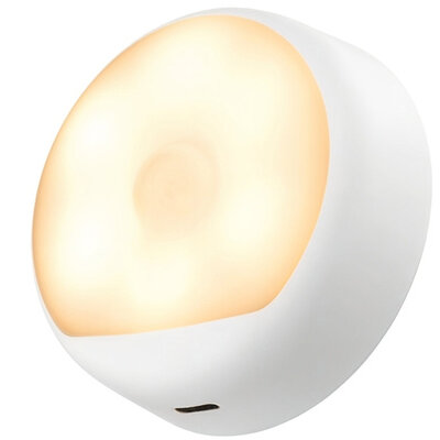Senzor de Miscare Lumina de Noapte 750mAh Autonomie 180 Zile Alb