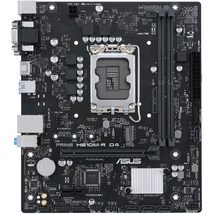 Placa De Baza Prime H610M-R D4-SI Intel H610 1700 DDR4