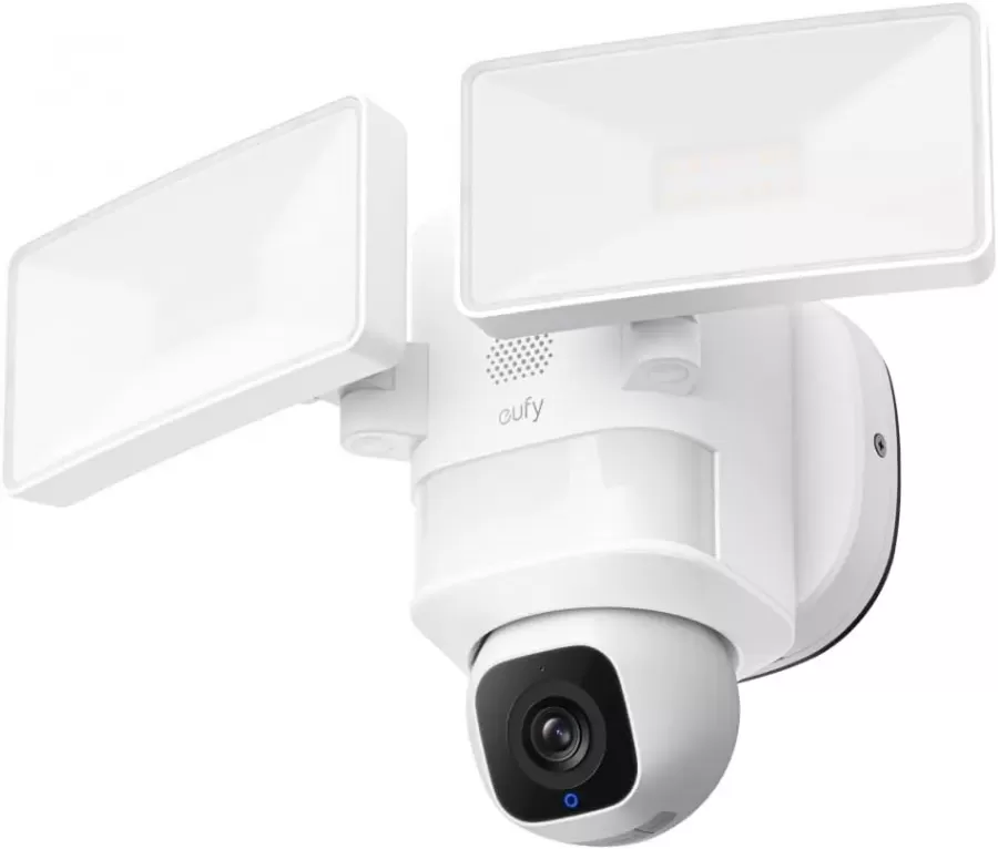 Camera de Supraveghere eufy Floodlight E30 Wireless 2.4 GHz Rezoluție 2K HD Alb