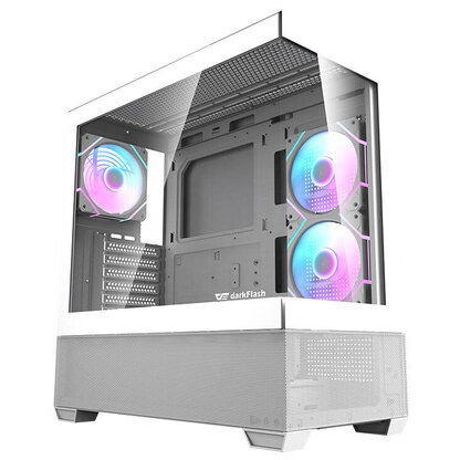 Carcasa pentru Computer DS900 AIR + 6 Ventilatoare ARGB Alb
