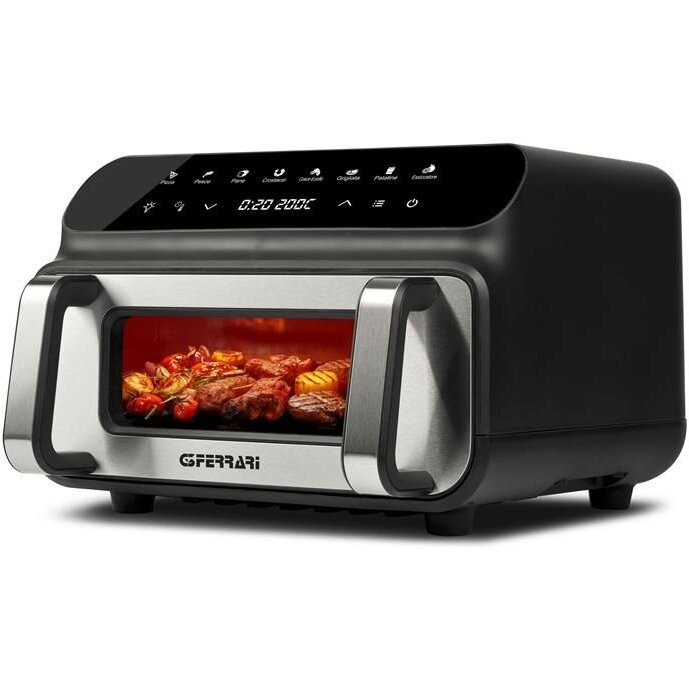 Friteuza cu Aer Cald Friggisano BBQ 2000W 10L Temperatura Ajustabila Gri
