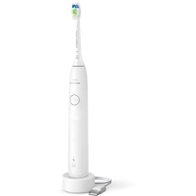 Periuta de Dinți Philips Sonicare Electrica HX7108/01 62000 Miscari/Minut Autonomie 21 Zile 1 Mod Periere 2 Intensități Alb