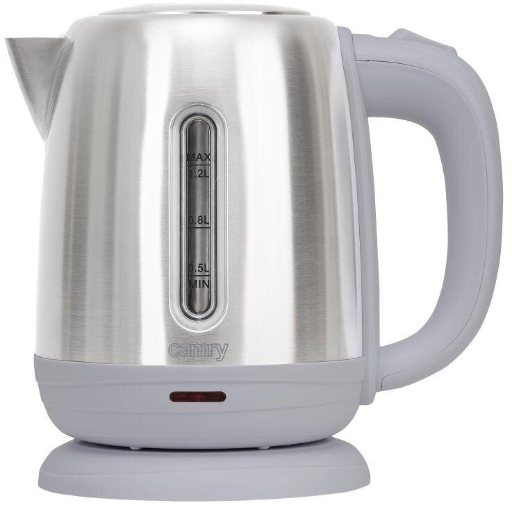 Fierbator Electric CR1278 Capacitate 1.2L  Filtru Anticalcar Putere 1630W Argintiu/Gri