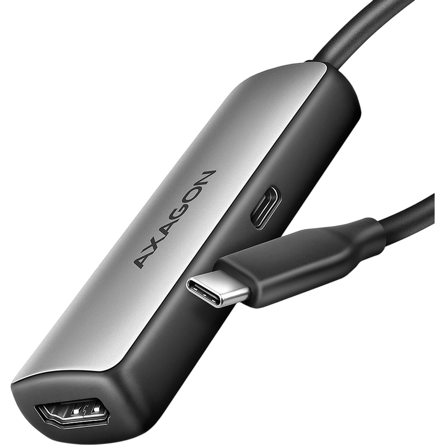 Adaptor Axagon RVC-HI8KPD USB-C HDMI 8K/60Hz PD 100W Negru