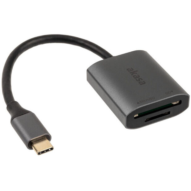 Card Reader USB 3.2 Gen1 Type-C Dual Gri