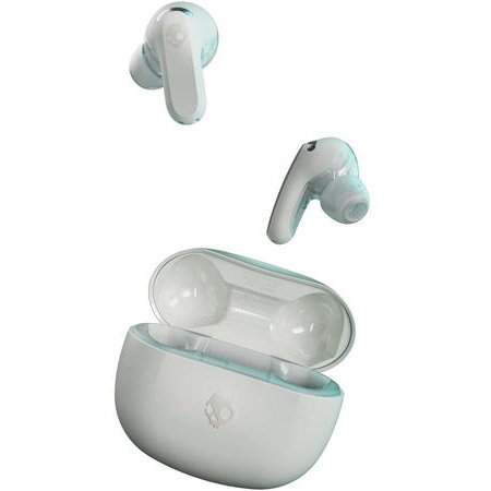 Casti In-Ear Rail ANC True Wireless Bluetooth Alb/Portocaliu