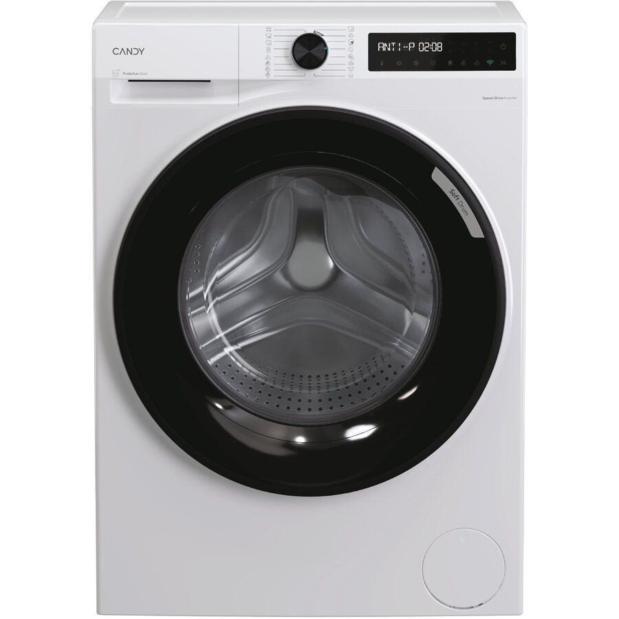 Masina de Spalat Rufe Frontala ProWash 500 (BR 48SBL6-S) Slim 8KG 1400RPM Soft Drum Motor Inverter Wi-Fi Clasa A Alb
