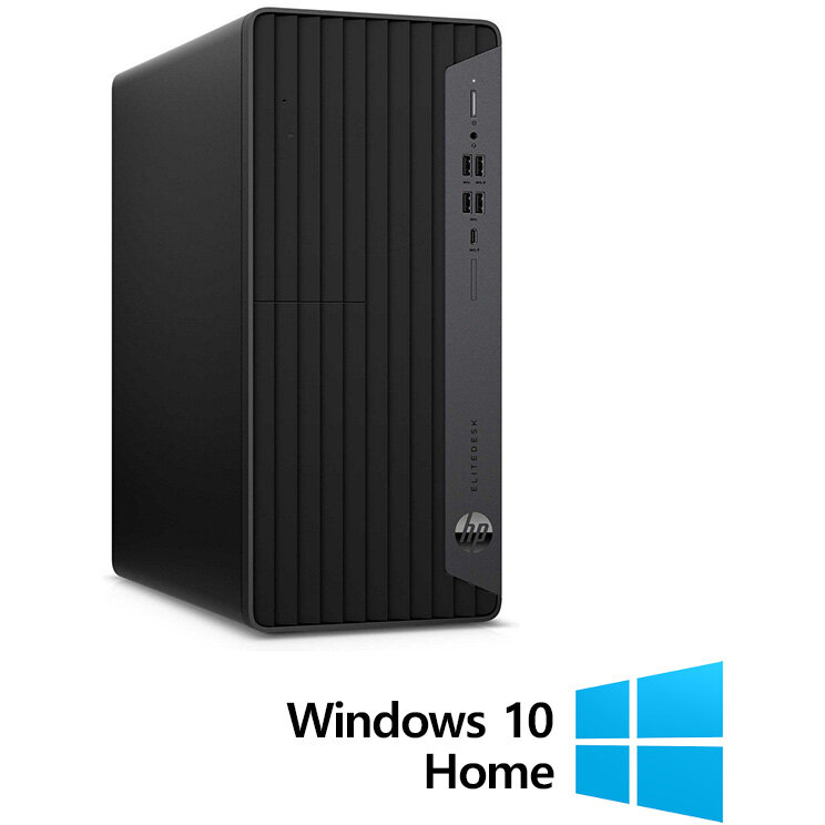 Calculator Refurbished  EliteDesk 800 G6 Tower, Intel Core i5-10400F 2.90 - 4.30GHz, 16GB DDR4, Placa Video AMD Radeon R7 430 2GB, 256GB SSD + Windows 10 Home