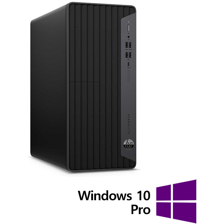 Calculator Refurbished  EliteDesk 800 G6 Tower, Intel Core i5-10400F 2.90 - 4.30GHz, 16GB DDR4, Placa Video AMD Radeon R7 430 2GB, 256GB SSD + Windows 10 Pro