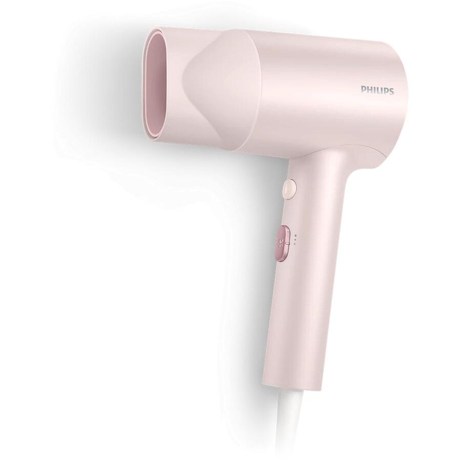 Uscator de Par Compact BHD321/50 Ingrijire cu Ioni 2 Setari de Viteza 2 Setari de Temperatura Cap de Coafare 1600W Roz