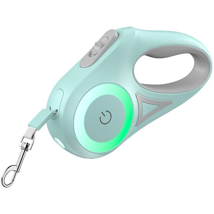 Lesă Retractabilă pentru Câini Rojeco RSSQYSFG3M-08 cu Banda 3M Verde
