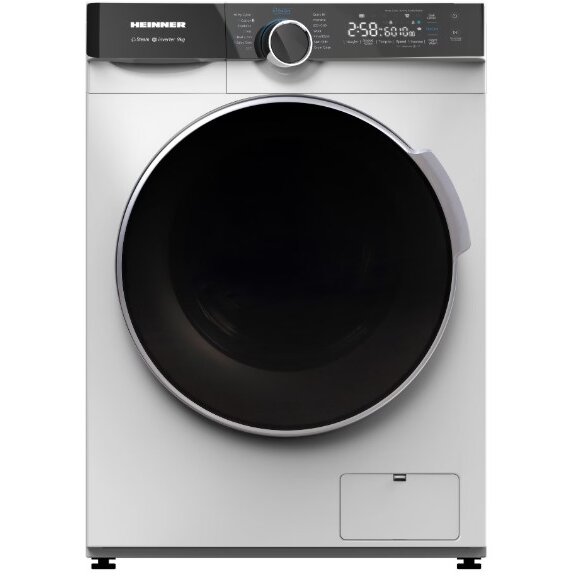 Masina de Spalat Rufe HWM-M914IV 9Kg 1400Rpm Clasa A Motor Inverter 14 Programe Touch Control Display Digital Alb