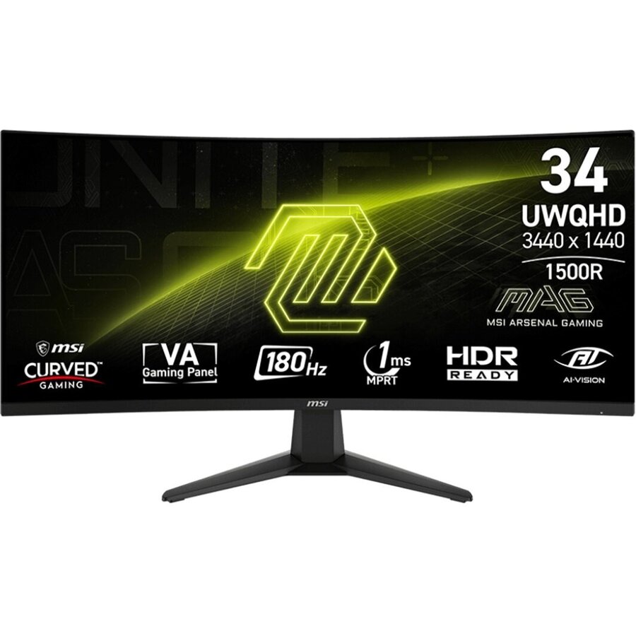 Monitor MAG 346CQ 180Hz UWQHD 34inch VA Negru