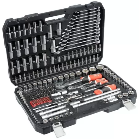 Trusa MILWAUKEE 28 Chei Tubulare Cu Clichet 1/4inch Negru