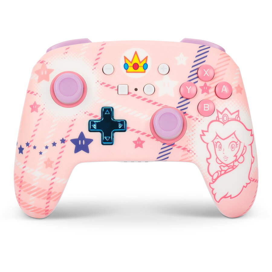 Gamepad Fara Fir Pentru Nintendo Switch/ OLED/ Lite Princess Peach Plaid