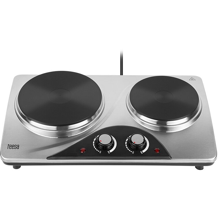 Plita Electrica Dubla TSA0203 2500W Inox