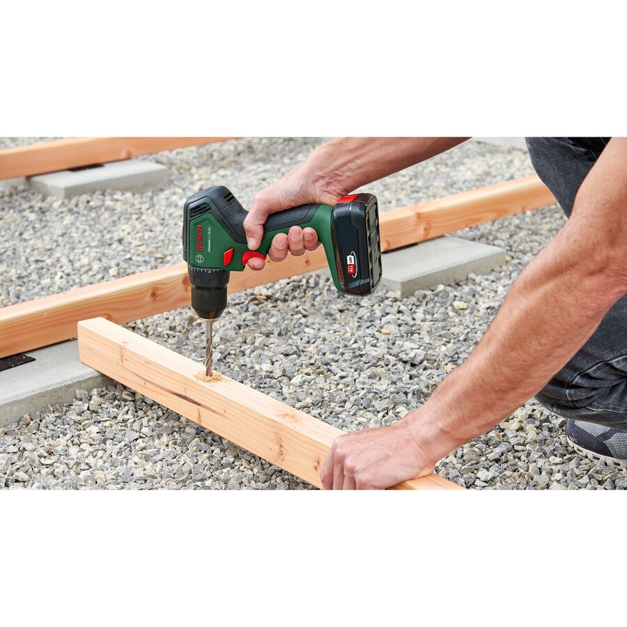 Bosch Cordless Drill UniversalDrill 18V-60 BARETOOL (green/black, without battery and charger, POWER FOR ALL ALLIANCE)