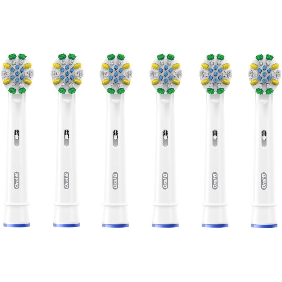 Oral-B Pro Deep Cleaning Brush Heads Pack of 6 (White)