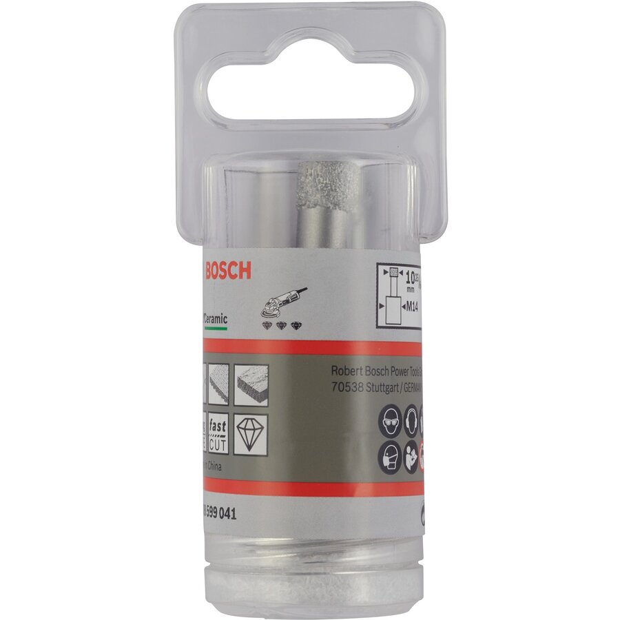 Bosch diamond dry drill Best for Ceramic Dry Speed, 10mm (for angle grinders)