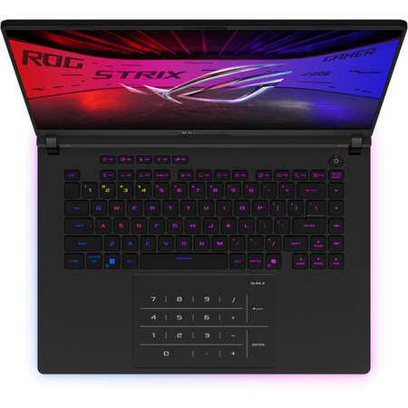 Laptop ASUS ROG Strix SCAR 16 G635LW-RW065 16 inch 2.5K 240Hz Intel Core Ultra 9 275HX 64GB DDR5 2TB SSD nVidia GeForce RTX 5080 16GB Off Black