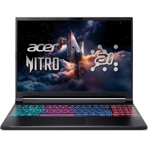 Laptop Nitro V 16S AI WUXGA 16 inch AMD Ryzen 7 260 16GB 1TB SSD RTX 5060 Free Dos Obsidian Black