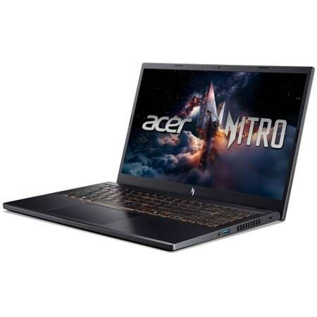 Laptop Acer Nitro V15 FHD 15.6 inch Intel Core i5-13420H 16GB 512GB SSD RTX 5050 Free Dos Obsidian Black