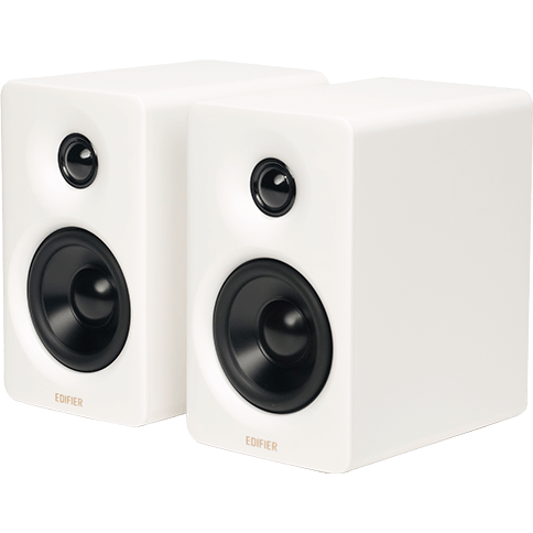 Boxe Desktop Edifier M60-W 2.0 Hi-Res Audio Bluetooth 5.3 AUX/USB-C RMS 66W Alb — imaginea 3