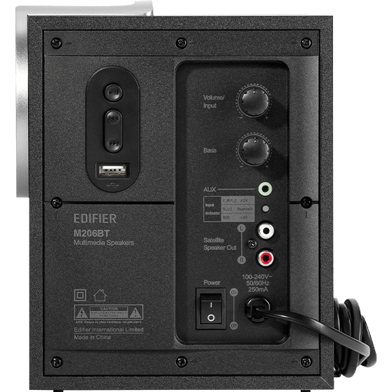 Boxe Edifier M206BT-BK 2.1 Bluetooth RMS 34W Negru — imaginea 4