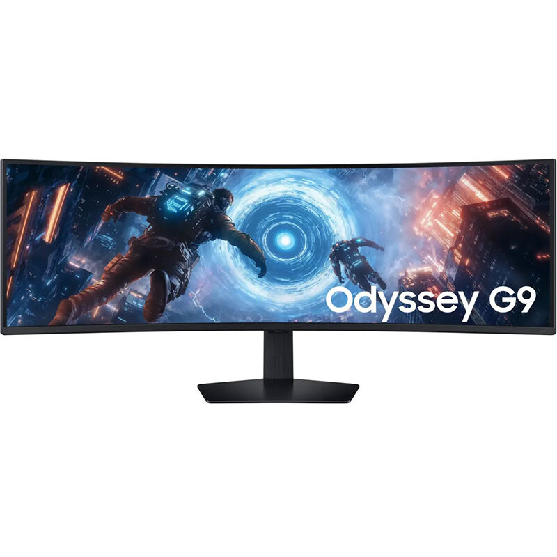 Monitor LED Gaming Curbat Odyssey G9 G91F LS49FG910EUXEN 49 inch DQHD VA 1ms 144Hz Black