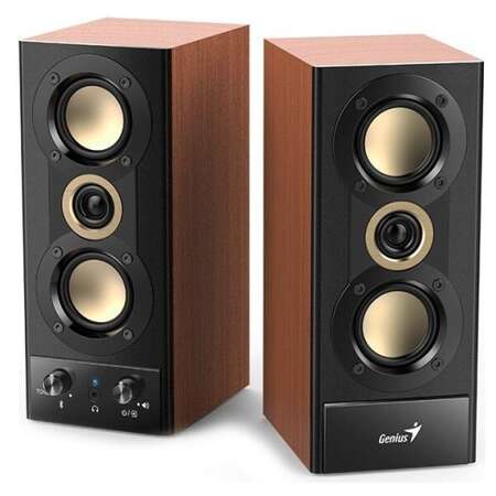 Boxe Desktop Genius SP-HF800BT 2.0 RMS 20W Bluetooth Lemn Maro